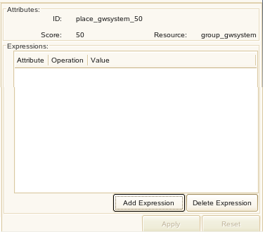 Place Attributes panel