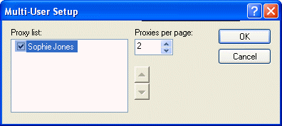 Multi-User Setup dialog box