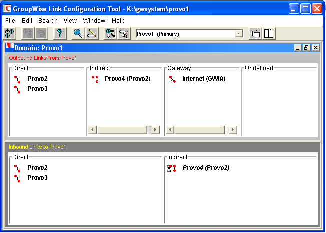 Link Configuration Tool window