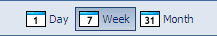 Calendar toolbar