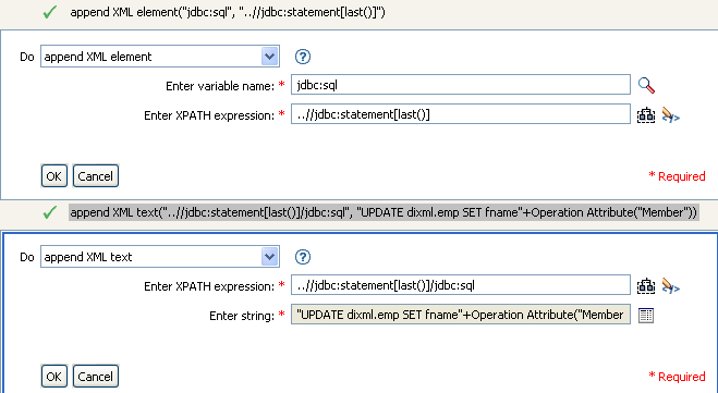 Append XML Element