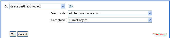 Delete Destination Object