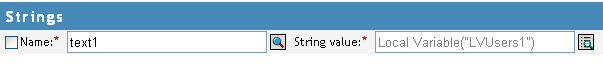 Named String Builder