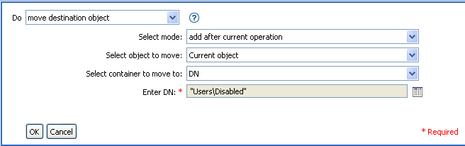 Move Destination Object