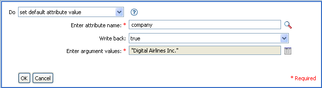 Set Default Attribute Value