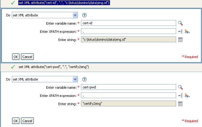 Set XML Attribute