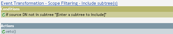 Event Transformation - Scope Filtering - Include Subtrees