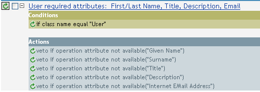 Policy to Require Attributes