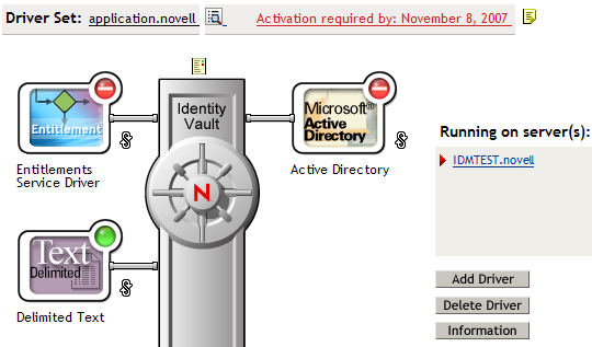 Selecting a driver from the driver set