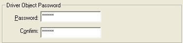 Driver Object Password