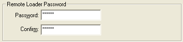 Remote Loader Password