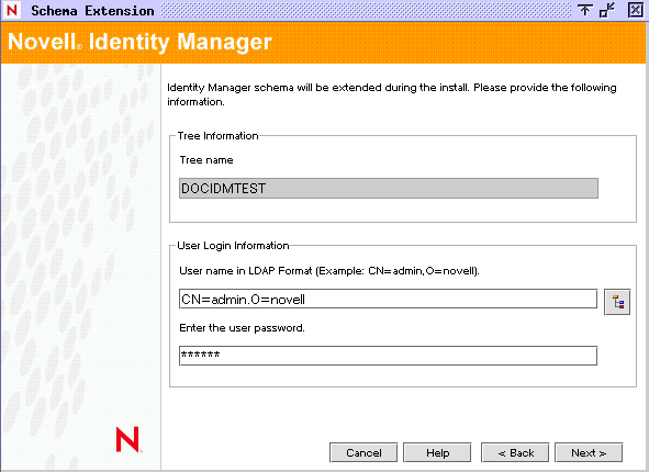 Schema Extension page