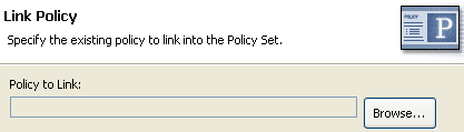 Browse for a policy to link