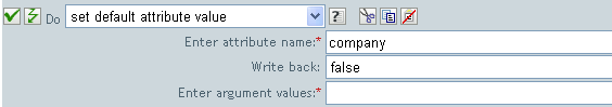 Set default attribute value