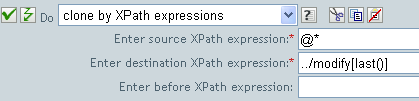 Clone by XPath expression