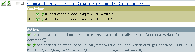 Create departmental container part 2