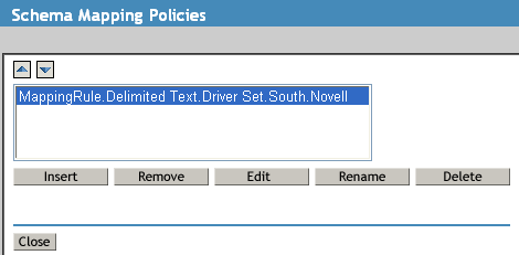 Editing the Schema Mapping policy