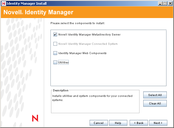 The Metadirectory Server option