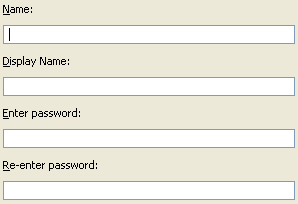 Named Passwords Fields