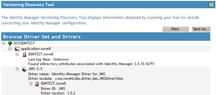 Versioning Information in an Expanded Driver Icon