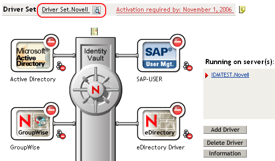 Selecting Driver Set object