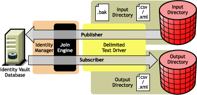 Delimited Text Driver data flow