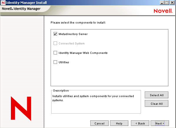 The Metadirectory Server check box