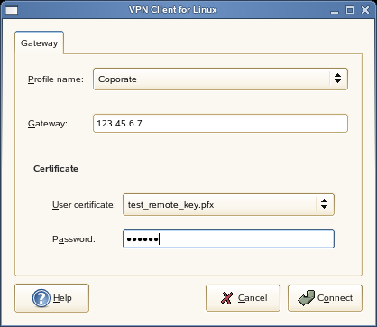 Connecting to a Standard IPSec Gateway