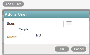 Add User Data Quota