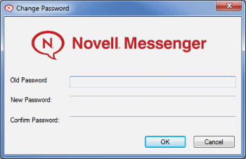 Change Password dialog box