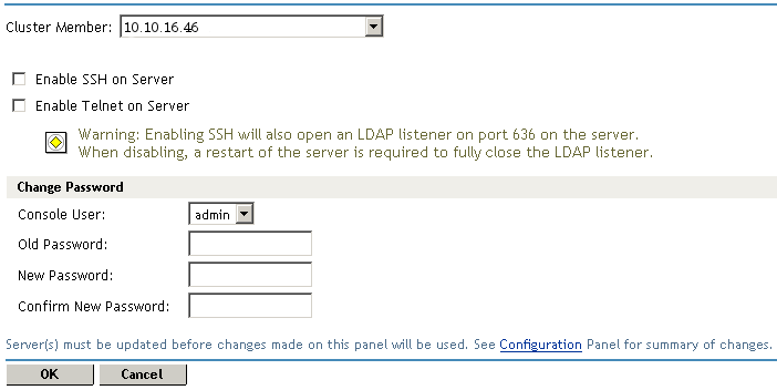 Configuring NetWare console access