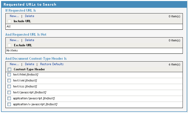 Specifying which pages to search