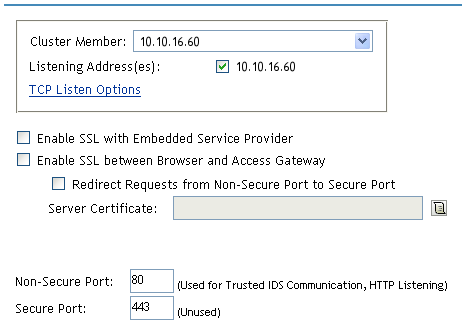 Configuring a reverse proxy