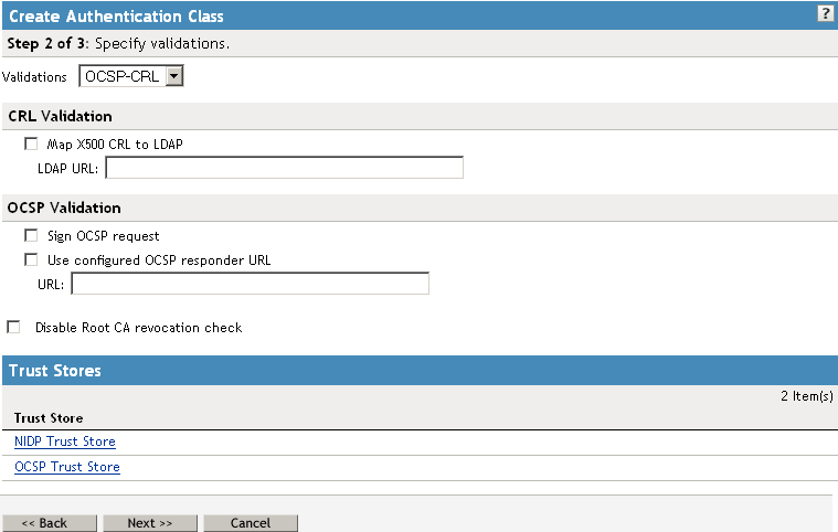 Specifying X.509 validations