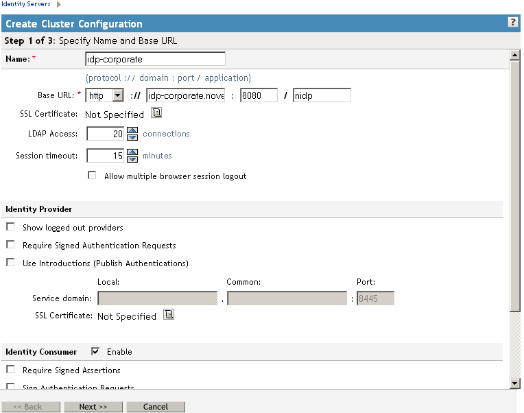 New IDS configuration