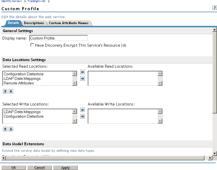 WSP profile details