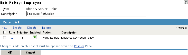 Rule list