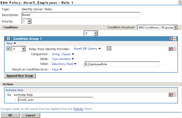 Role activation from trusted provider