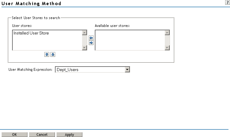 SAML 1.1 User Matching Method