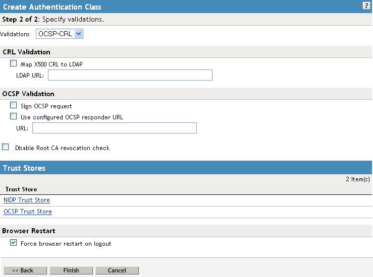 Specifying X.509 validations