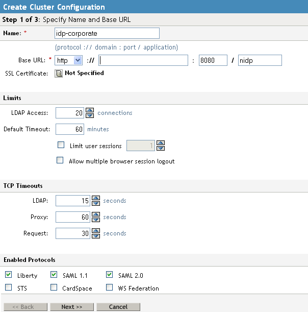 New IDS configuration