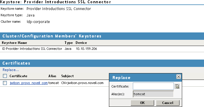 Replacing Identity Server certificates