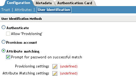 User authentication