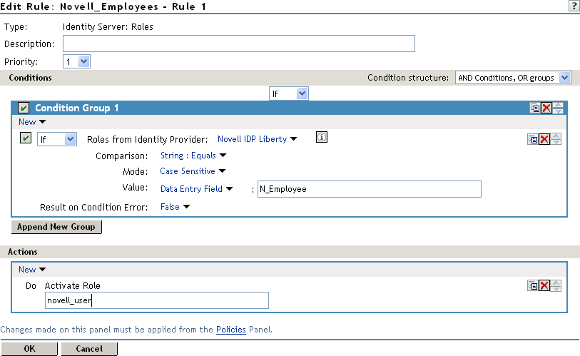 Role activation from trusted provider