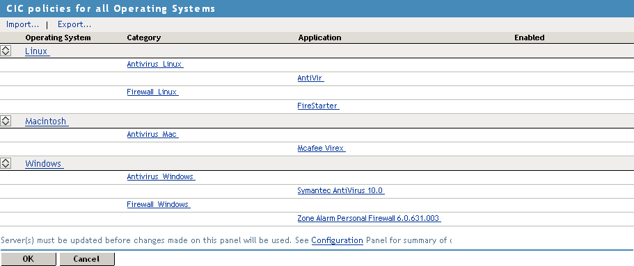 Configuring Client Integrity Check Policies