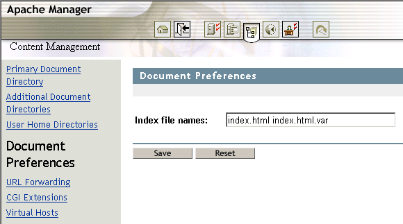 Document Preferences page