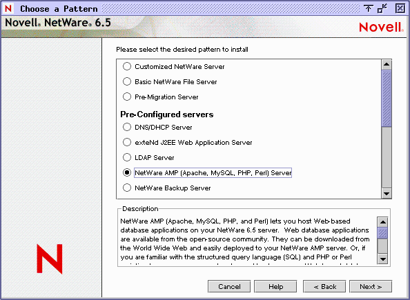 Choose a Pattern page