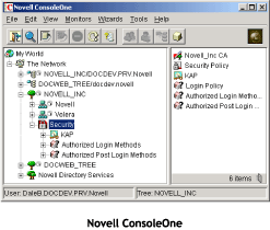 ConsoleOne management utility