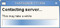 contacting server