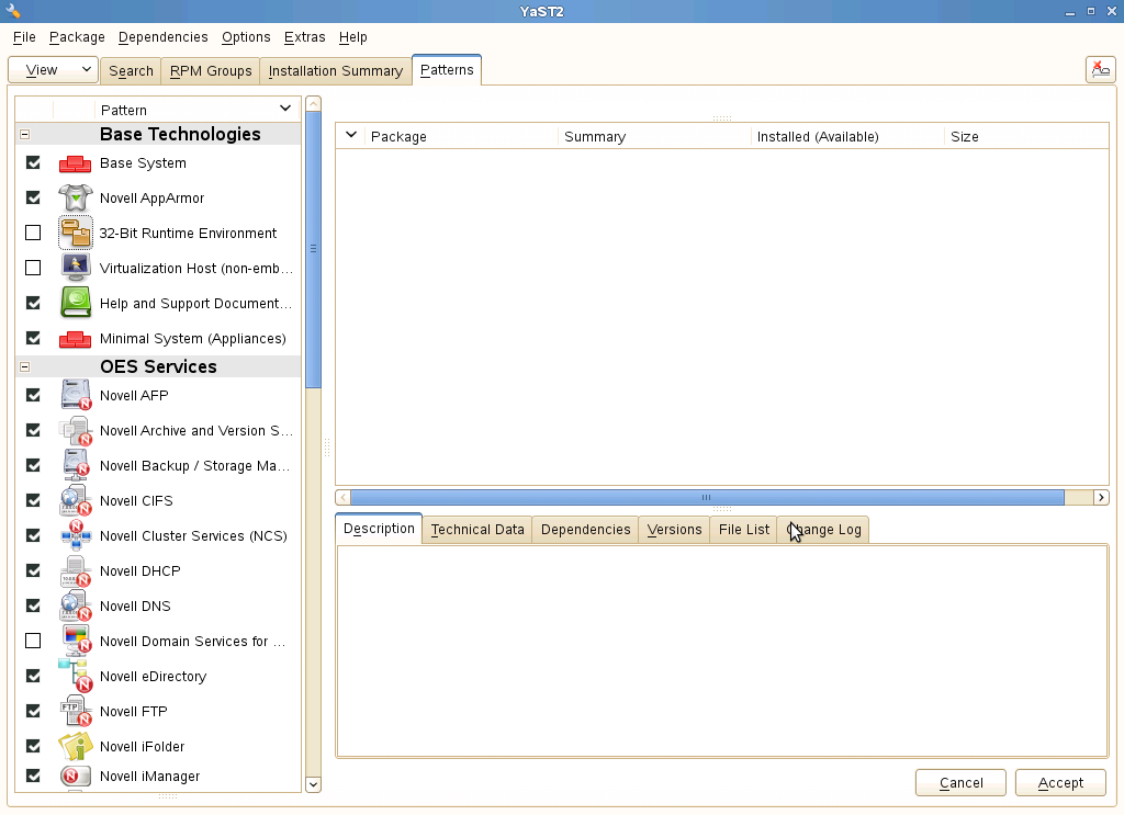 OES Services Patterns